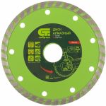 Диск алмазный turbo СИБРТЕХ 125 х 22.2 мм, сухая резка.