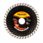 Диск алмазный turbo Sparta 125 х 22.2 мм, сухая резка.