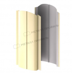 Штакетник МП Ellipse 126 мм 0,4 мм. RAL 1014. 1 м.п.