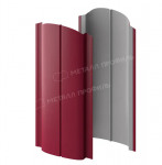 Штакетник МП Ellipse 126 мм 0,4 мм. RAL 3005. 1 м.п.