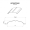 Штакетник МП Ellipse 126 мм 0,4 мм. RAL 6005. 1 м.п.