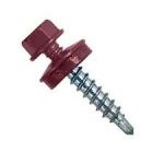 Саморез кровельный 5,5x19, с шайбой, RAL 3005, РМЗ