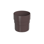 Муфта трубы Оптима 120/80, темно-коричневый