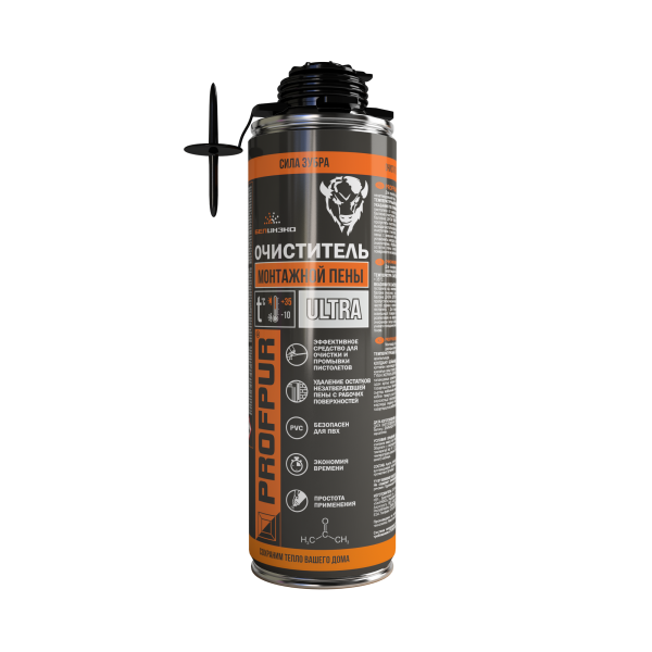 Очиститель пены PROFPUR Ultra. 500 мл.