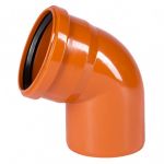 Отвод НПВХ 110 мм x 67° Ostendorf