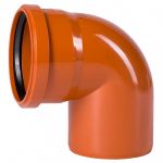 Отвод НПВХ 110 мм x 87° Ostendorf