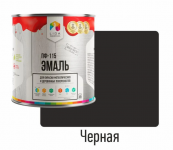 Эмаль ПФ-115 LIDA черная. 1 кг.