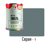 Эмаль ПФ-115 LIDA серая. 1 кг.