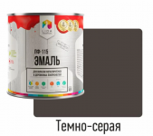 Эмаль ПФ-115 LIDA темно-серая. 1 кг.