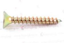 Саморез универсальный 6x40,потай,желтый, РМЗ