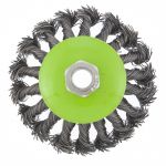 Щетка для УШМ, 100 мм, М14 "Тарелка", Сибртех