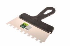 Шпатель зубчатый 200 мм, зуб 10х10 мм Сибртех.