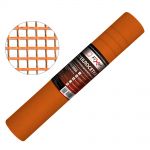 Стеклосетка фасадная ССШ-160 ячейка 5x5. 1x50 м. Оранжевая