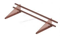 Снегозадержатель трубчатый ROOFRetail 1000. RAL 8017