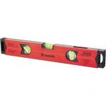 Уровень алюминиевый магнитный 800 мм, 3 глазка, Matrix